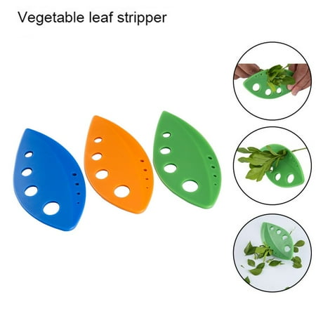Greatangle 1PC Kale Chard Collard Greens Herb Stripper Sciolto Leafs Utensili da Cucina 0398 Separatore di Foglie Portatile Verde